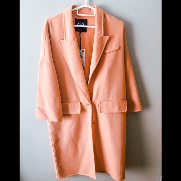Beautiful long salmon coat 🧥 - Picture 3 of 6